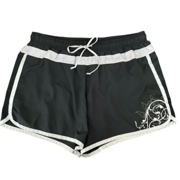 Athleta Hana Running Gray Floral Print Lightweight Shorts Size XS - Picture 1 of 4